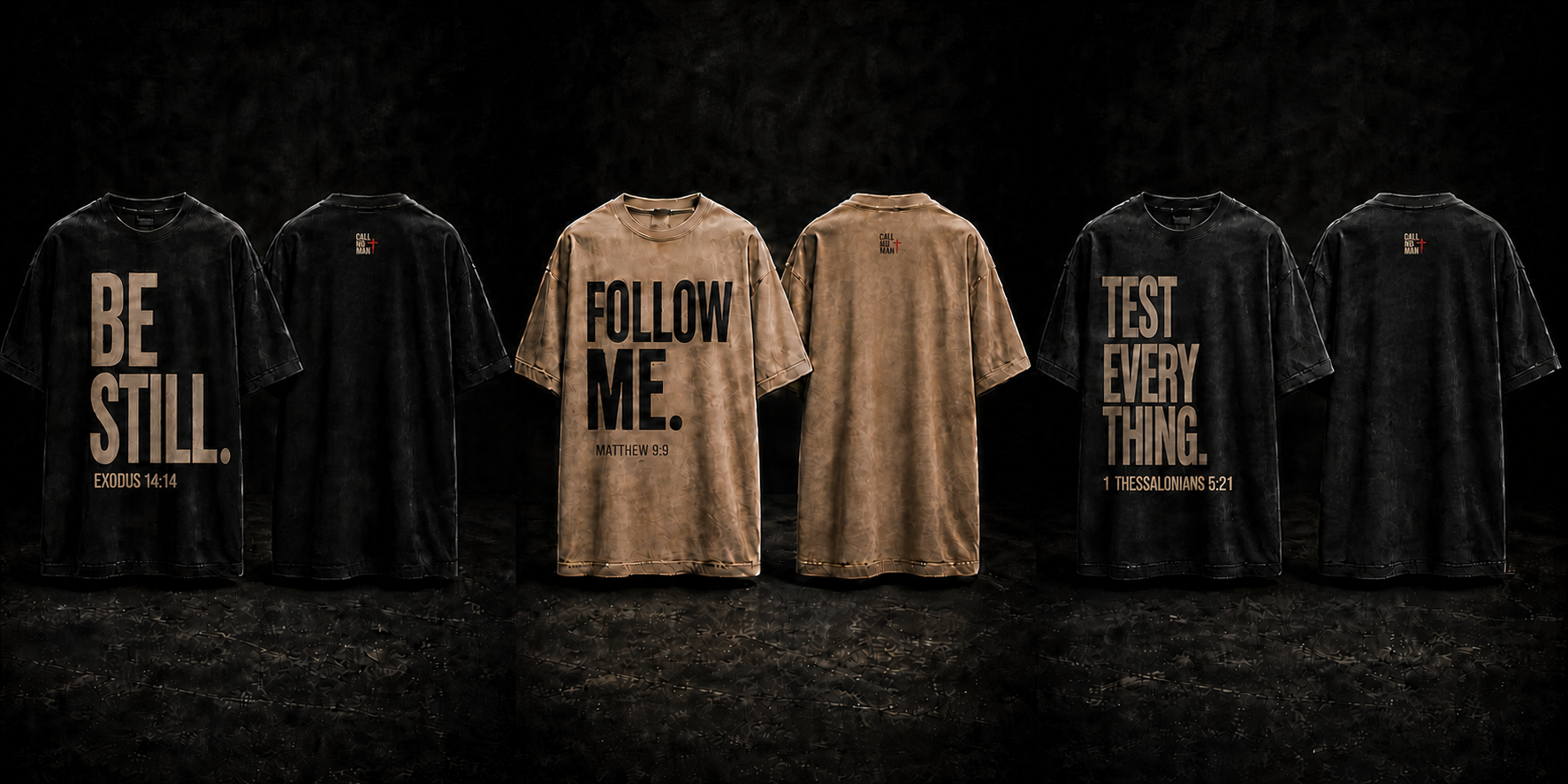 BE STILL Christian t-shirt inspired by Exodus 14:14